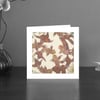 Fantailed fancy fish art card