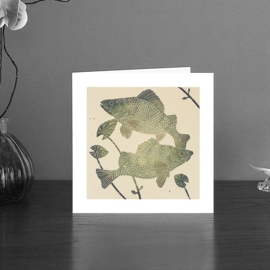 Image of Two Perch art card