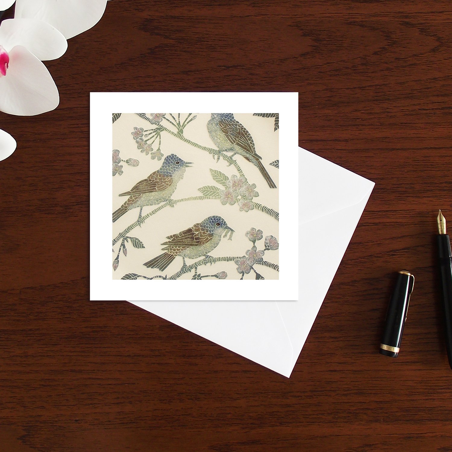 Image of Blackcaps art card