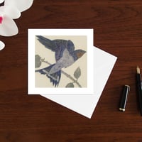 Image 2 of Flying Swallow art card