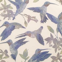 Image 4 of Seven Hummingbirds art card