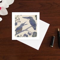 Image 2 of Kingfisher art card
