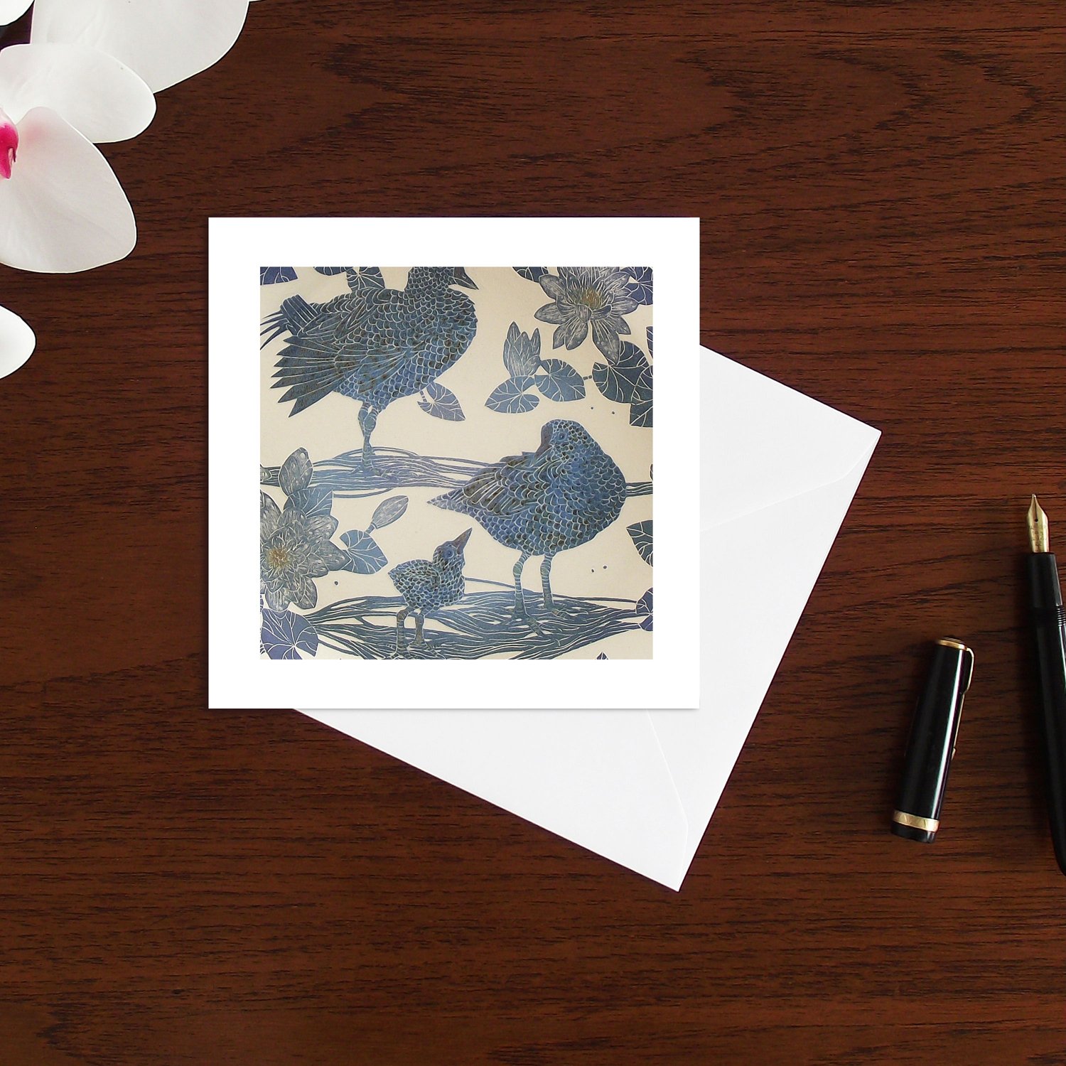Image of Moorhen art card
