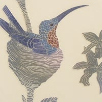 Image 4 of Nesting hummingbird art card
