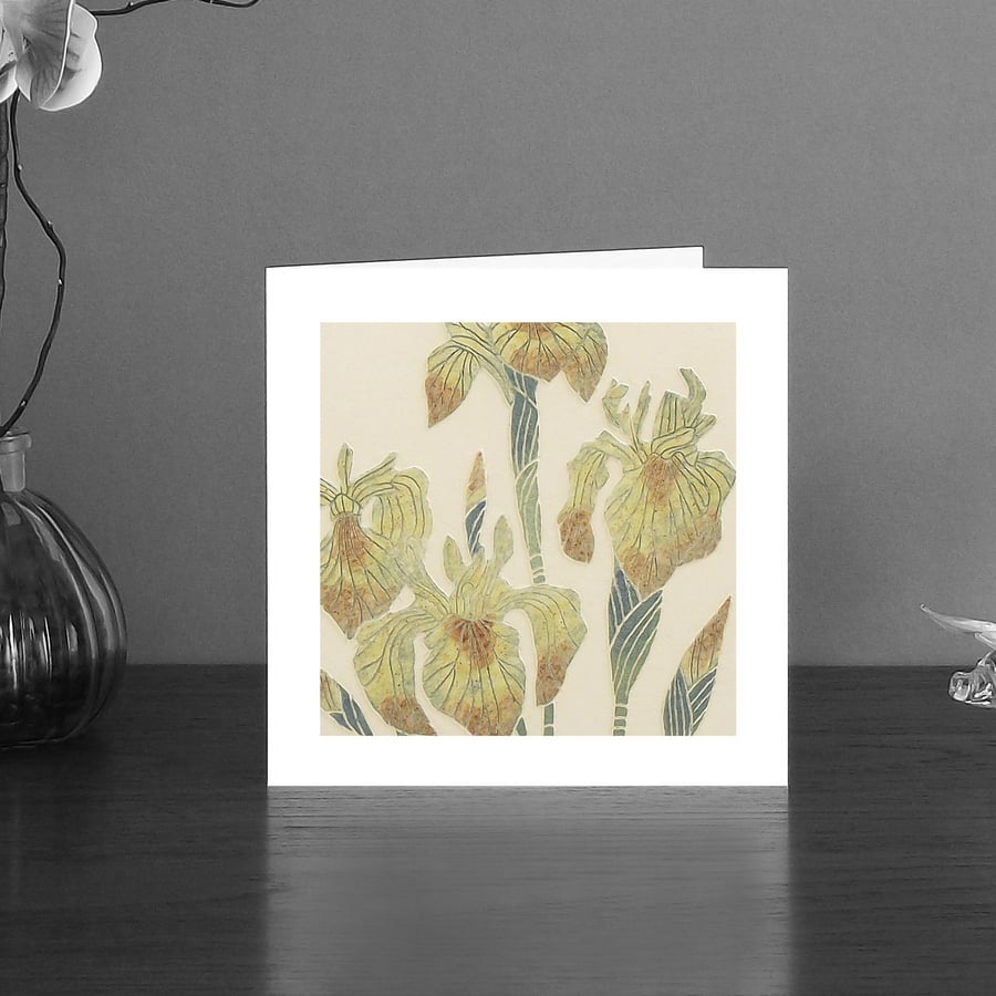 Image of Iris art card