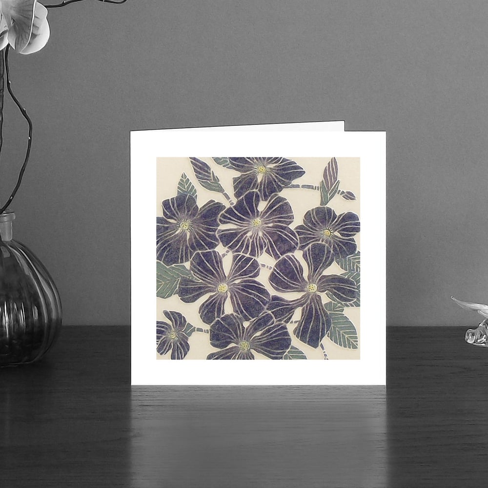 Image of Periwinkle art card