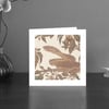 White lipped viper art card