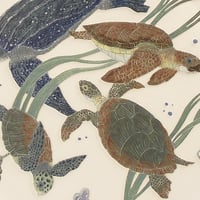 Image 4 of Four turtles art card