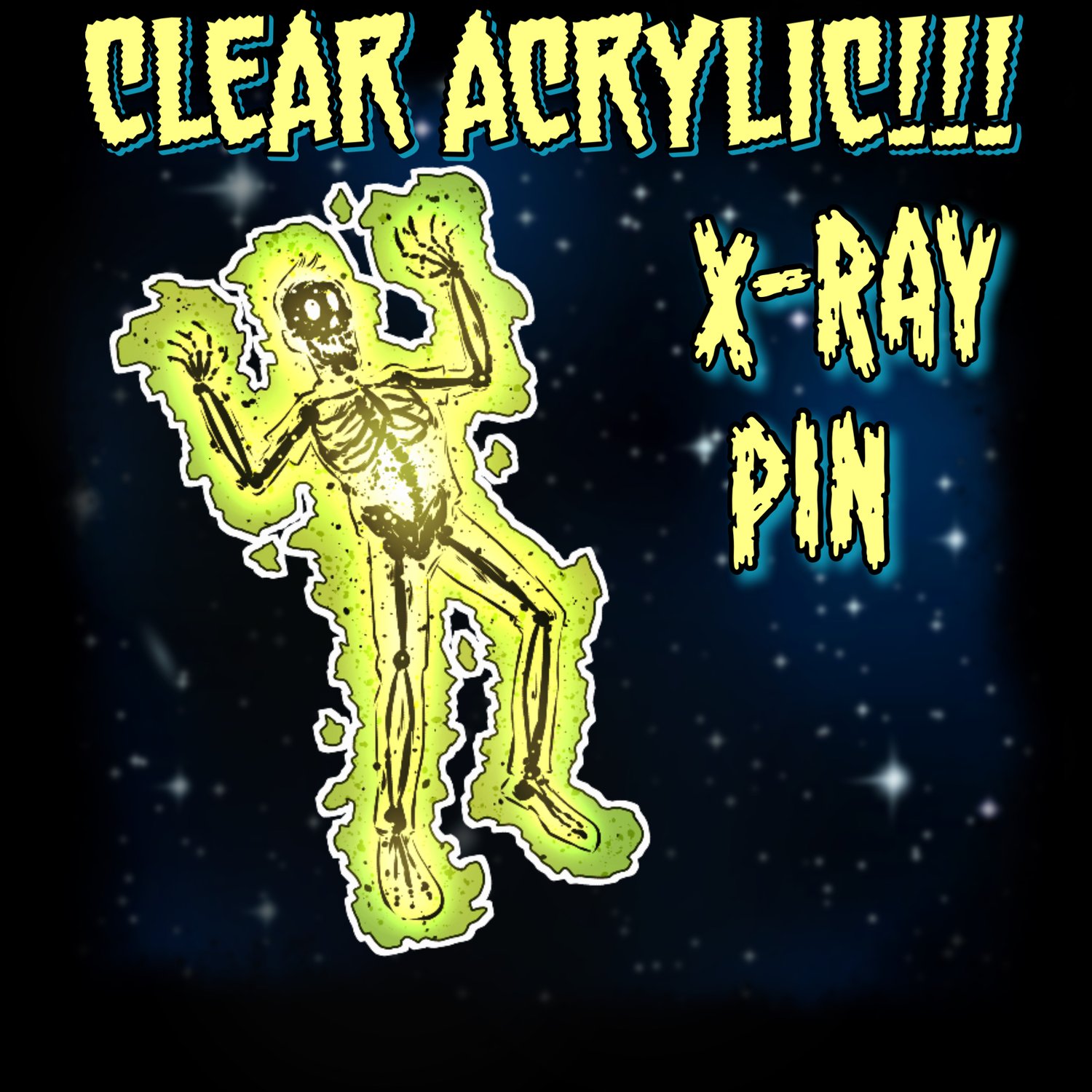 Image of X-RAY acrylic pin