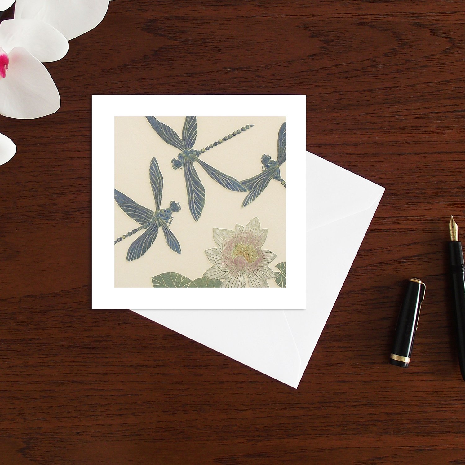 Image of Southern Hawker Dragonflies art card