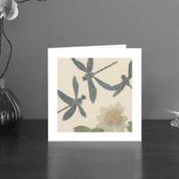 Image 1 of Southern Hawker Dragonflies art card