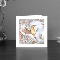 Image 1 of Flying sunbird art card