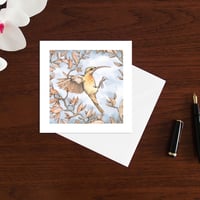 Image 2 of Flying sunbird art card