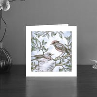 Image 1 of Fairy wrens art card