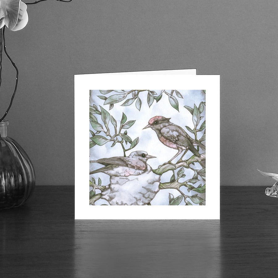Image of Fairy wrens art card