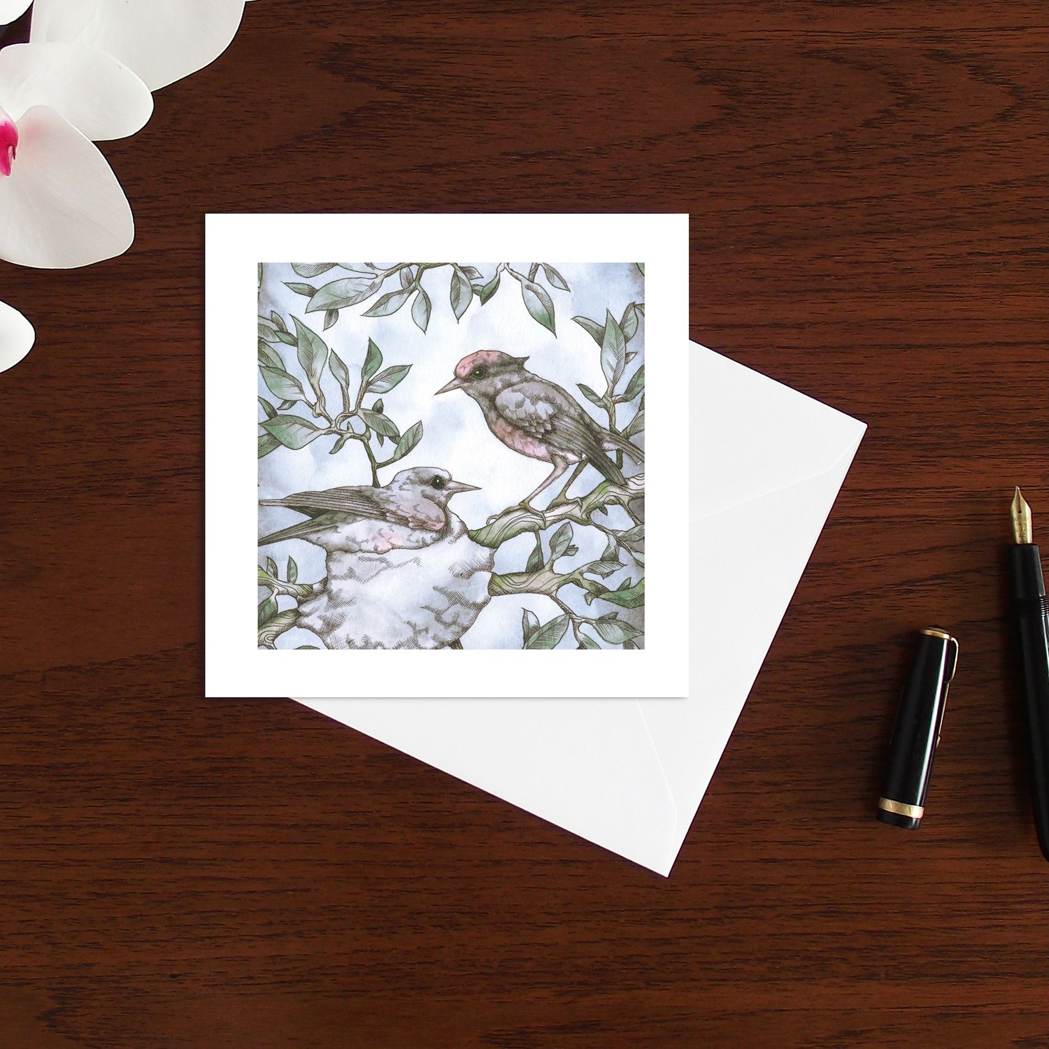 Image of Fairy wrens art card