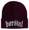 Borstal Beanie (Burgundy)