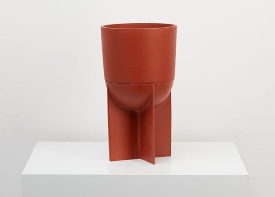 Image of Tall Eros Planter Terracotta by Moxon