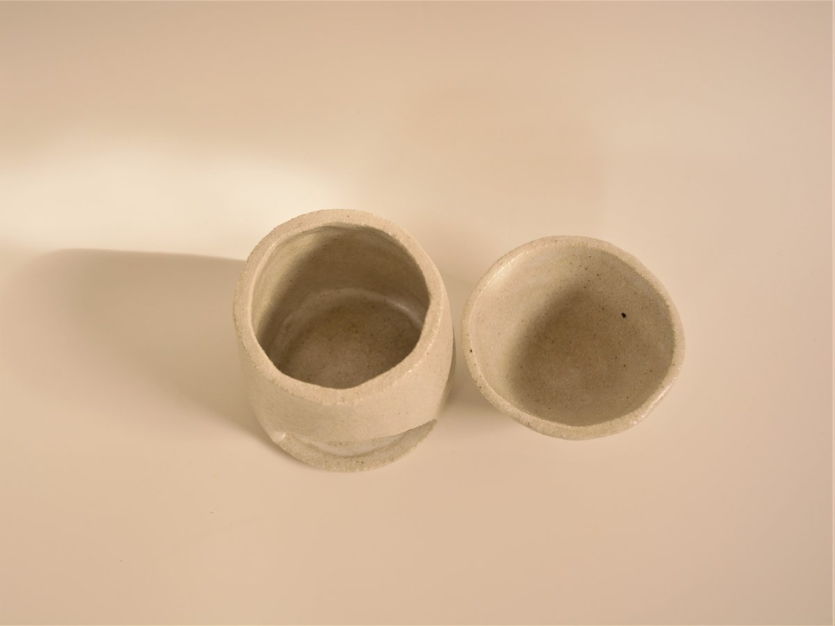 Image of Oil Burner - White Raku 