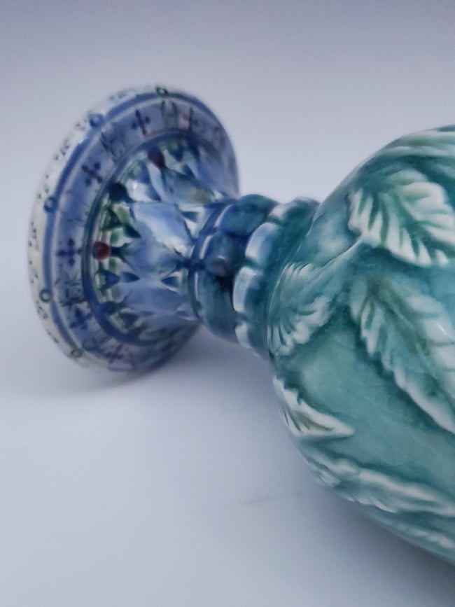 Flower Fairy Evening Bas Relief Porcelain Chalice