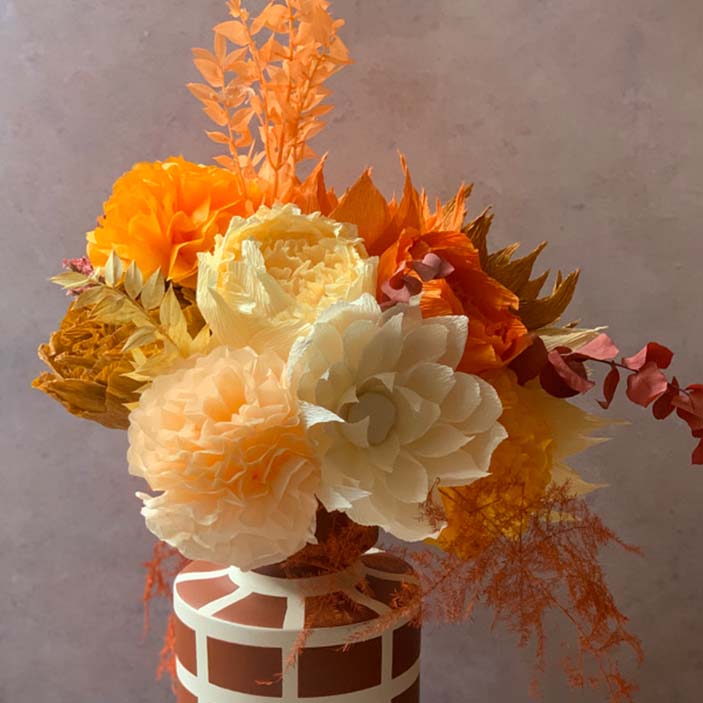 Image of Autumn Bouquet- Peonies, Dahlias & Pom Poms