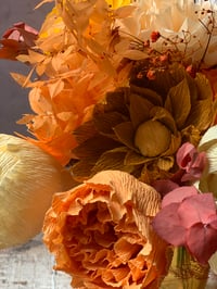 Image 3 of Autumn Bouquet- Peonies, Dahlias & Pom Poms