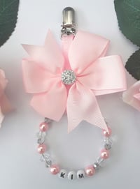 Image 1 of Personalised Pram Charm,Pale Pink Pram Charm,New Baby Girl Gift,Baby Shower Gift