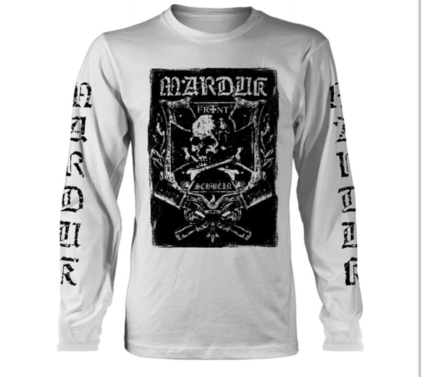 Image of Marduk - Frontschwein white Longsleeve shirt