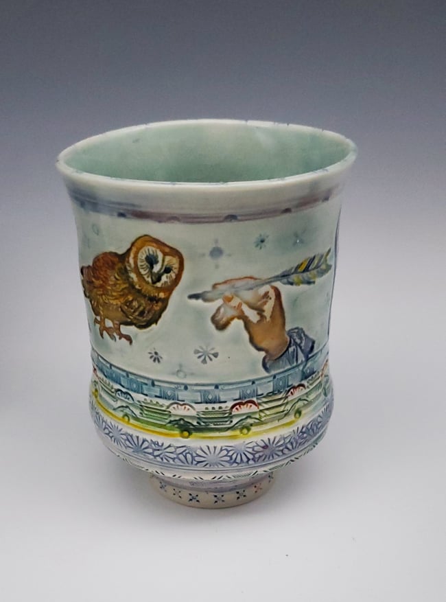 Writers Inspiration Porcelain Tumbler