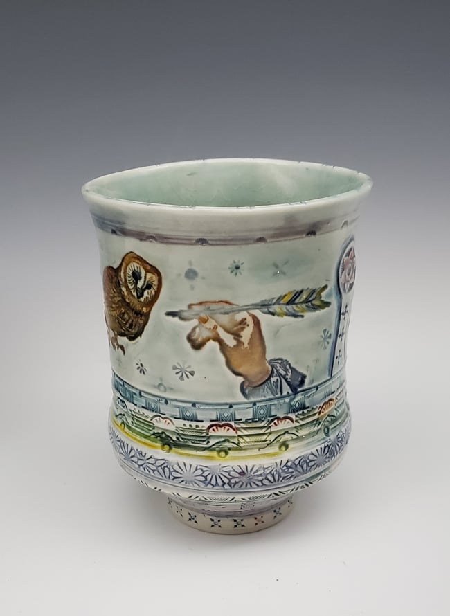 Writers Inspiration Porcelain Tumbler