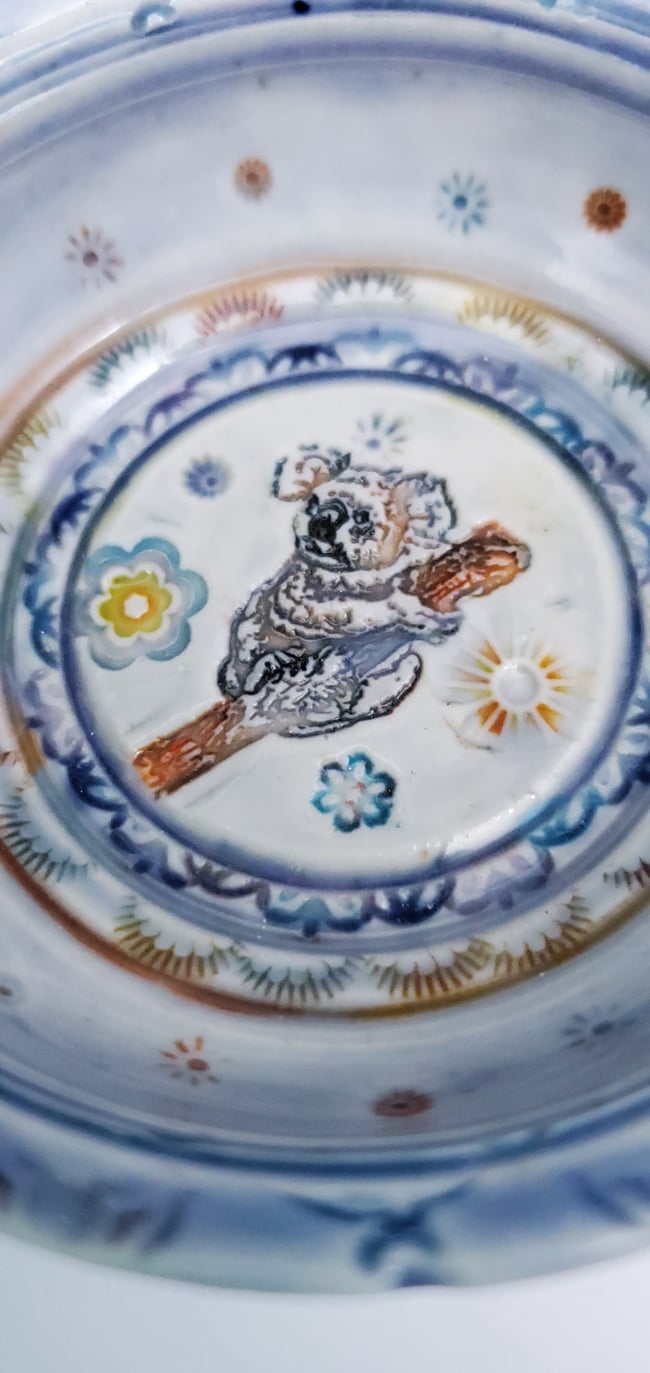 Small Koala Keepsake Porcelain Dish