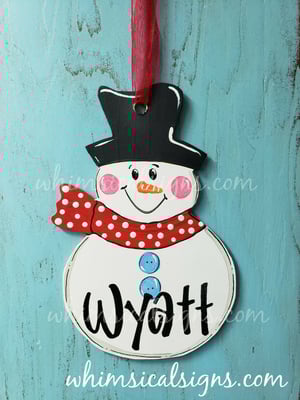 Image of Snowman Ornament - NEW