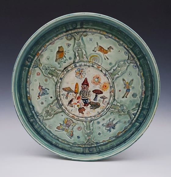 Image of The Realm of the Gnomes Porcelain Platter