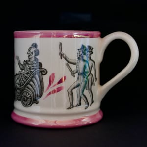Clown and cats mug