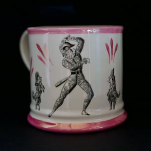 Harlequin & Columbine mug