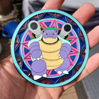 Image 3 of Stained glass Blastoise PIN