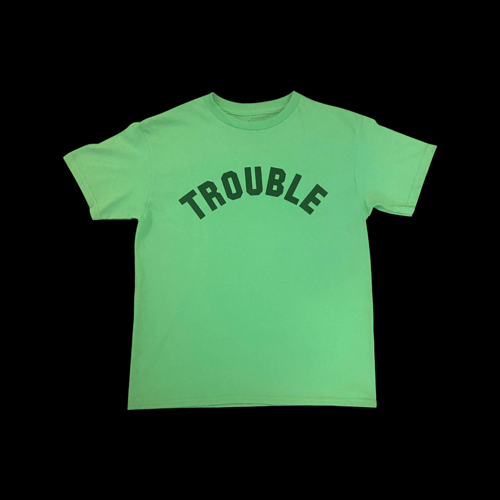 Image of Trouble Tee Lime Green 💚 pre order