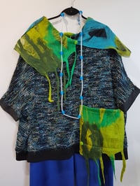Image 3 of one of a kind...blue and green top/tunic