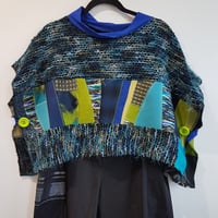Image 1 of cropped top, blue, green