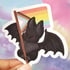 Bat Pride Flag Stickers Image 2