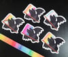 Bat Pride Flag Stickers