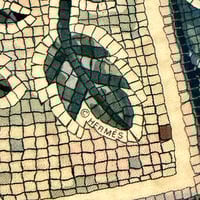 Image 3 of Hermès Cashmere Shawl  "Pavement" by Maurice Tranchant 140cm