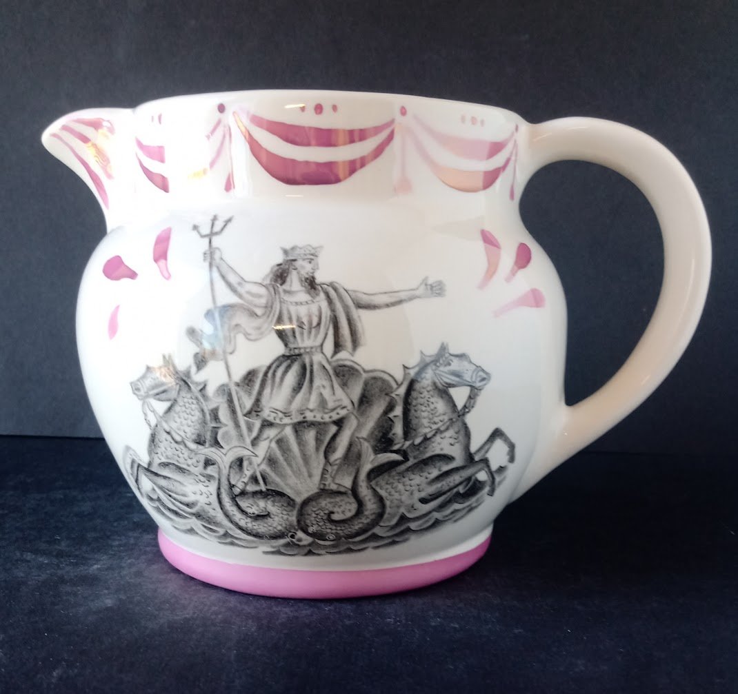 Neptune and Peacock Queen jug
