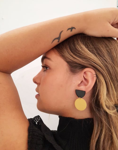 Image of Pendientes VENEZIA- Amarillo