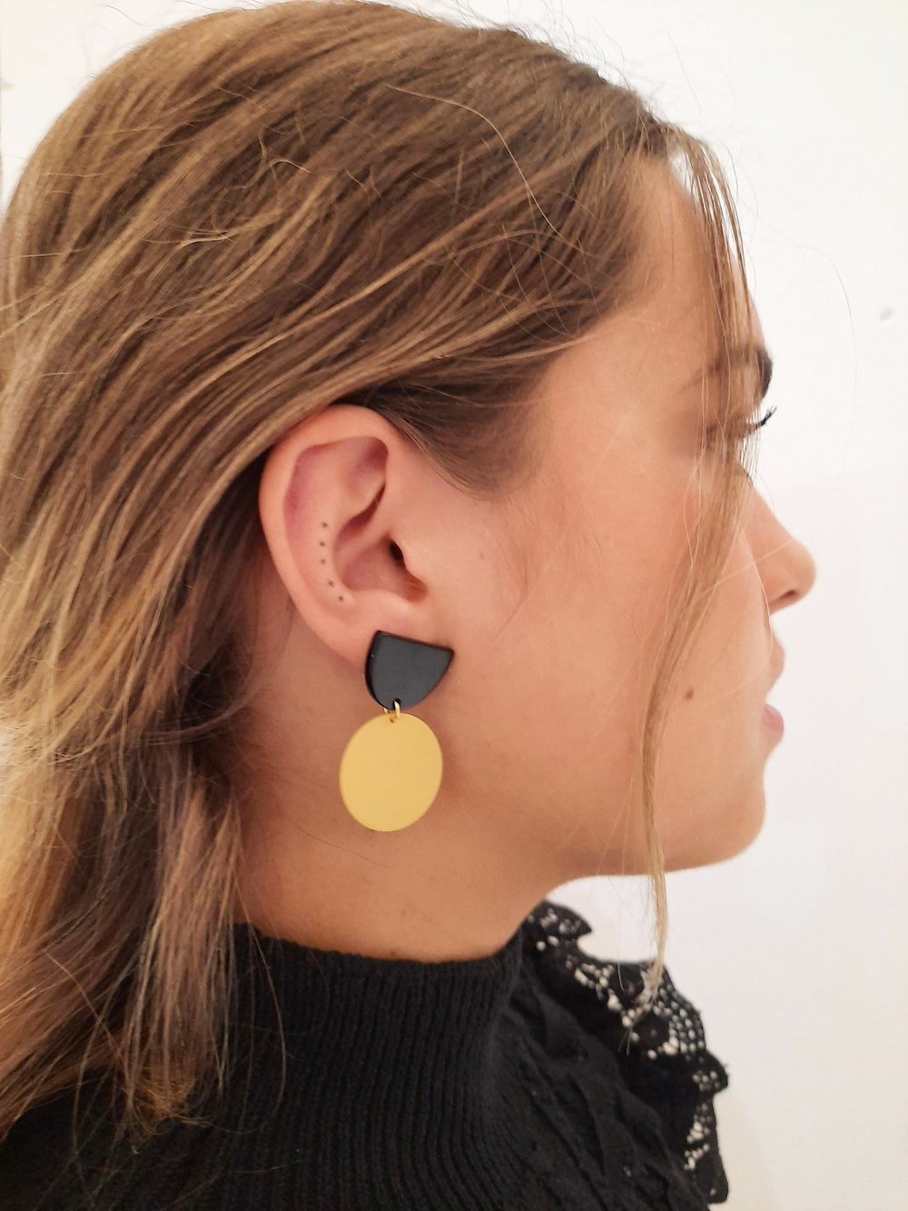 Image of Pendientes VENEZIA- Amarillo