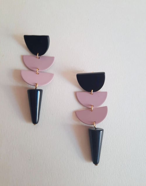 Image of Pendientes FIRENZE- Rosa bebé