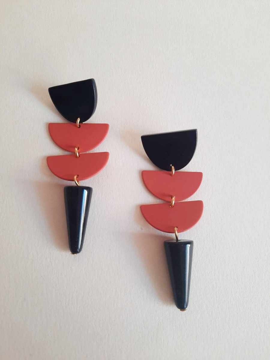 Image of Pendientes FIRENZE- Coral