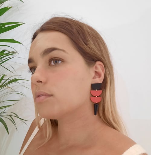 Image of Pendientes FIRENZE- Coral