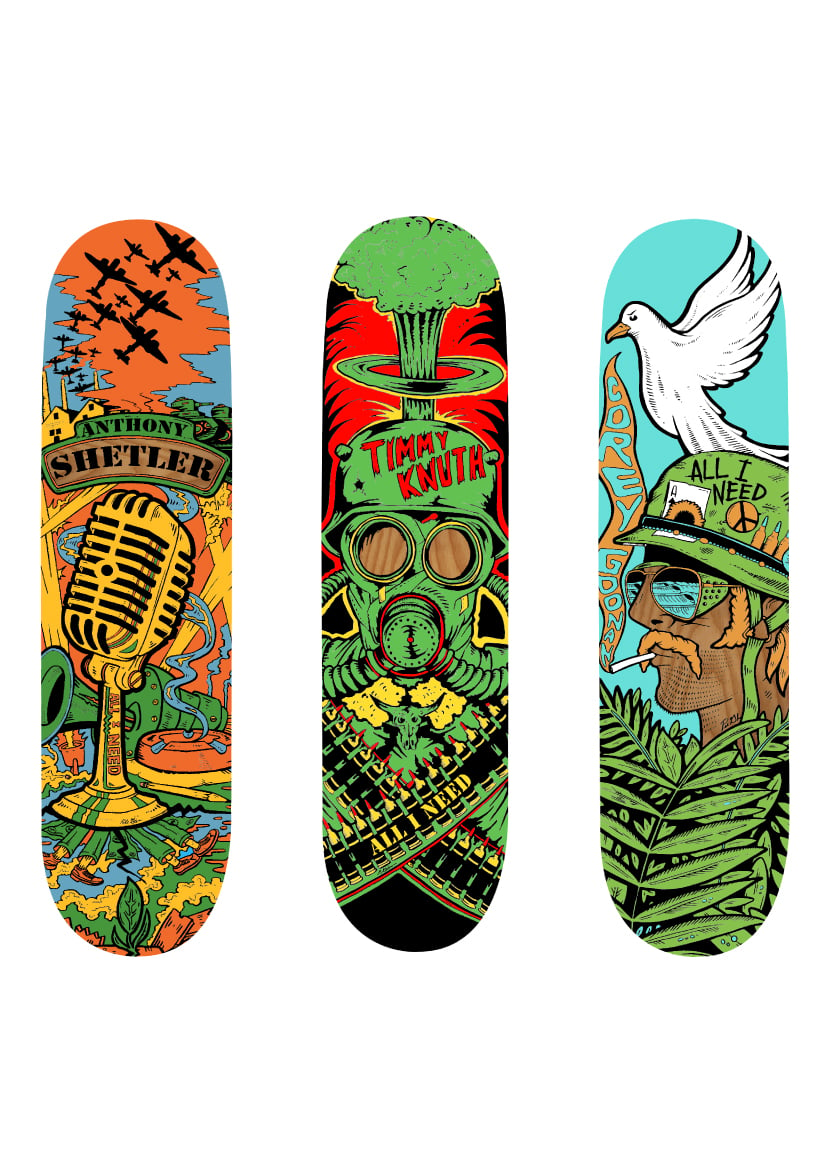Image of Original Wartime Series skateboards