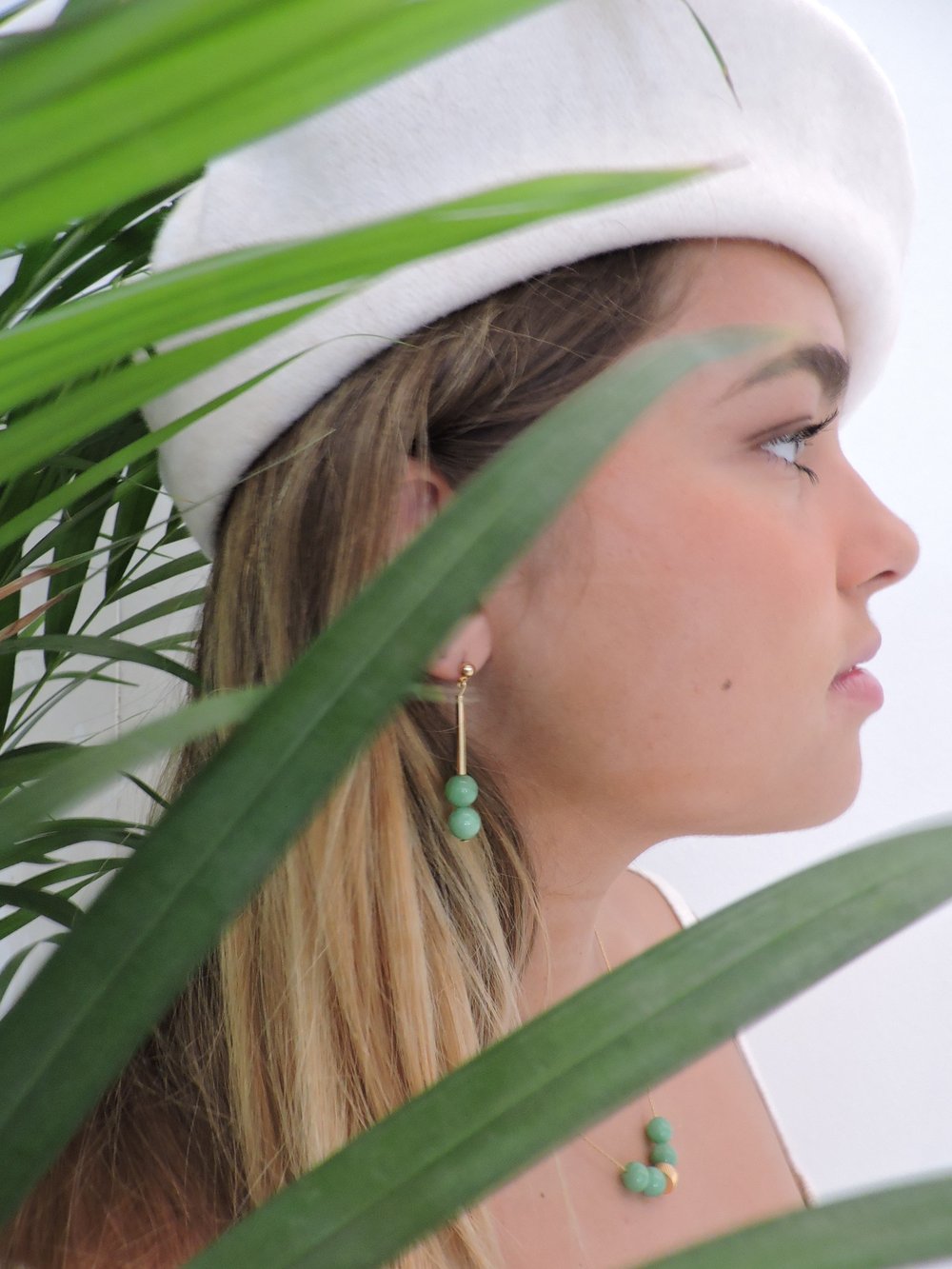 Image of Pendientes LEA - Angelita verde